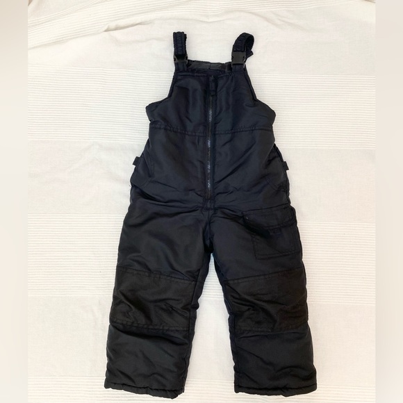 London Fog Girls' Classic Snow Ski Bib Snowsuit - Picture 3 of 14